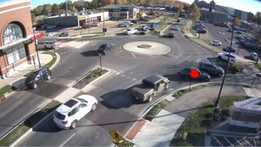 Cutting off (almost collision)